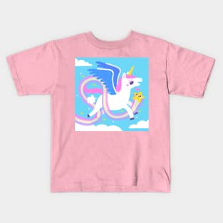 Flying unicorn Kids T-Shirt